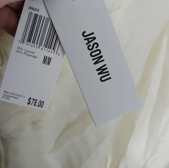 Jason Wu Raglan Puff Sleeve  Blouse, NWT, Size M - Picture 6 of 8